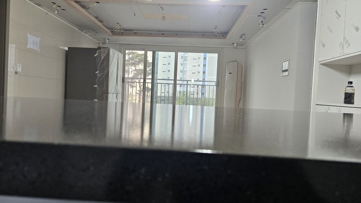 오산 외삼미동 서동탄역더샵파크시티 시공 후 주방 전경